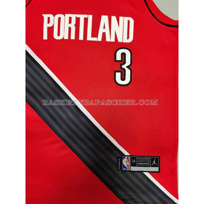 Maillot Portland Trail Blazers C.j. Mccollum Statement 2020-21 Rouge